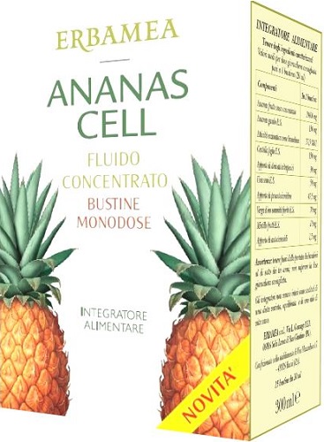 ANANAS CELL FLUIDO CONCENTRATO 15 BUSTINE 20 ML - Farmapanda Srl