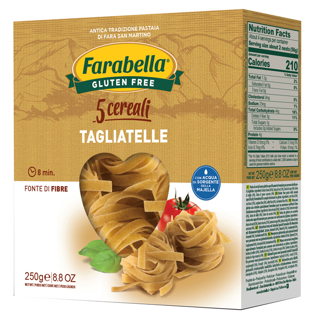 FARABELLA TAGLIATELLE AI 5 CEREALI 250 G - Farmapanda Srl
