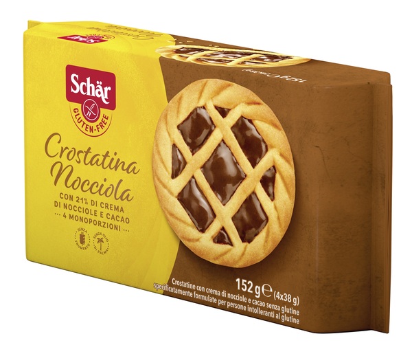 SCHAR CROSTATINA NOCCIOLA 4 MONOPORZIONI DA 38 G - Farmapanda Srl