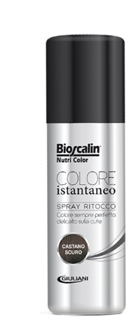 BIOSCALIN NUTRICOLOR SPRAY COLORE ISTANTANEO CASTANO SCURO 75 ML - Farmapanda Srl