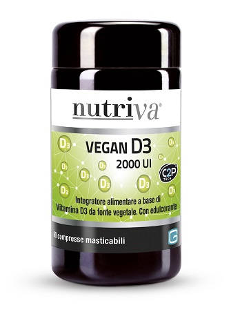 NUTRIVA VEGAN D3 60 COMPRESSE 2000 UI - Farmapanda Srl