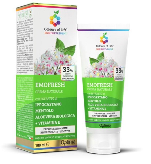 COLOURS OF LIFE SKIN SUPPLEMENT EMOFRESH CREMA 100 ML - Farmapanda Srl