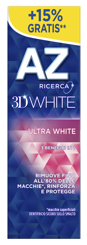 AZ 3D WHITE ULTRA WHITE DENTIFRICIO 75 ML - Farmapanda Srl