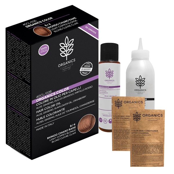 ORGANICS PHARM ORGANICS COLOR 8/4 BIONDO CHIARO RAME - Farmapanda Srl