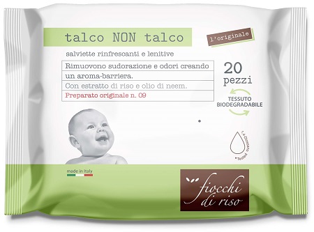 FIOCCHI DI RISO SALVIETTE TALCO NON TALCO - Farmapanda Srl