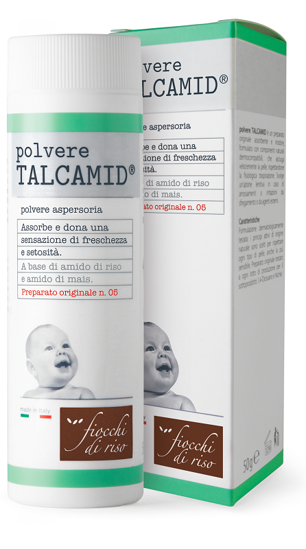 FIOCCHI DI RISO TALCAMID POLVERE 50 G - Farmapanda Srl
