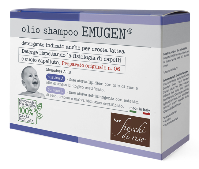 FIOCCHI DI RISO EMUGEN OLIO SHAMPOO ULTRADELICATO 45 ML - Farmapanda Srl