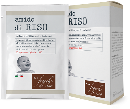 FIOCCHI DI RISO AMIDO DI RISO POLVERE LENITIVO 100 G - Farmapanda Srl