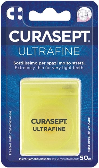 CURASEPT ULTRAFINE FILO INTERDENTALE NON CERATO CLOREXIDINA - Farmapanda Srl
