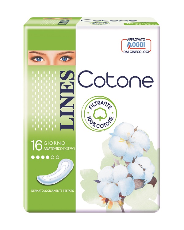 LINES COTONE NON ULTRA ANATOMICI DISTESI 16 PEZZI - Farmapanda Srl