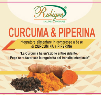 CURCUMA & PIPERINA RUBIGEN 120 COMPRESSE DA 500 MG - Farmapanda Srl