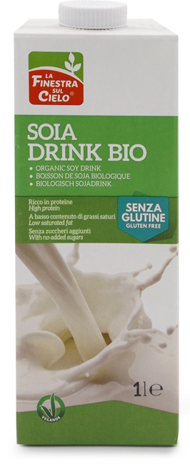 BEVANDA SOIA DRINK SENZA GLUTINE BIO 1 LITRO - Farmapanda Srl