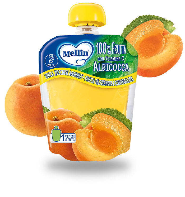 MELLIN POUCH ALBICOCCA 90 G - Farmapanda Srl