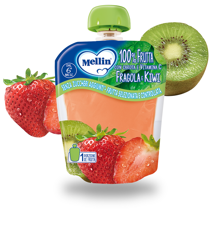 MELLIN POUCH FRAGOLA KIWI 90 G - Farmapanda Srl