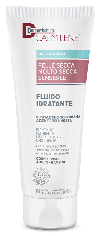 DERMOVITAMINA CALMILENE FLUIDO IDRATANTE PER PELLE SECCA, MOLTO SECCA E SENSIBILE 250 ML - Farmapanda Srl