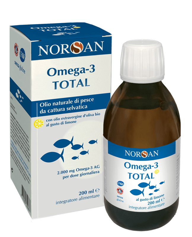 NORSAN OMEGA 3 TOTAL 200 ML GUSTO LIMONE - Farmapanda Srl