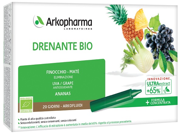 ARKOFLUIDI DRENANTE BIO 20 FIALE - Farmapanda Srl