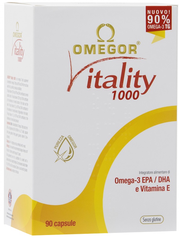 OMEGOR VITALITY 1000 90 CAPSULE - Farmapanda Srl