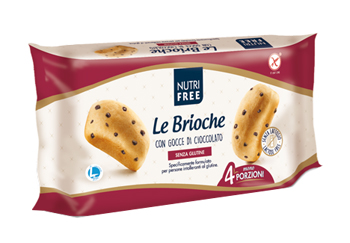 NUTRIFREE LE BRIOCHE GOCCE DI CIOCCOLATO 200 G - Farmapanda Srl