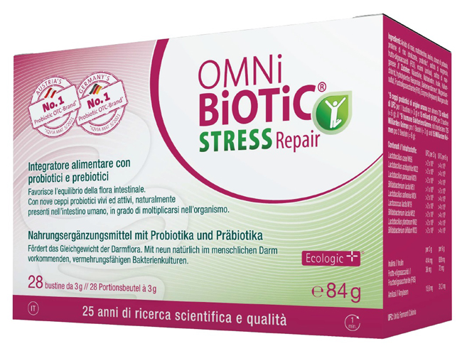 OMNI BIOTIC STRESS REPAIR 28 BUSTINE DA 3 G - Farmapanda Srl