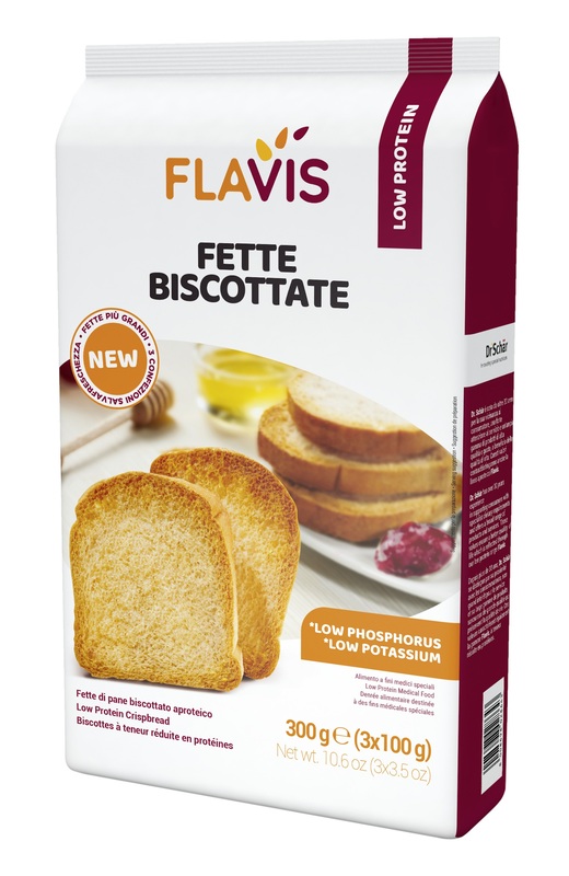 FLAVIS FETTE BISCOTTATE APROTEICHE 300 G - Farmapanda Srl