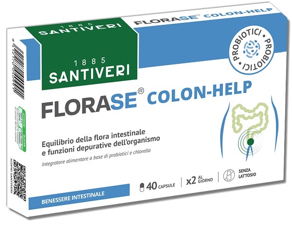 FLORASE COLON HELP 40 CAPSULE - Farmapanda Srl