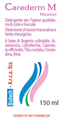 CAREDERM M MOUSSE 150 ML - Farmapanda Srl