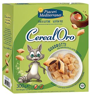 PIACERI MEDITERRANEI CEREALORO QUADROTTI 300 G - Farmapanda Srl