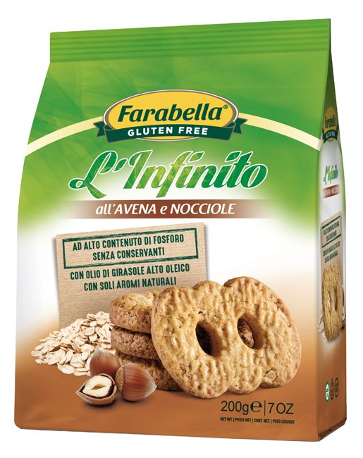 FARABELLA INFINITO AVENA/NOCCIOLE 200 G - Farmapanda Srl