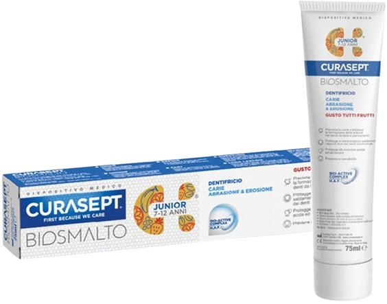 CURASEPT BIOSMALTO DENTIFRICIO JUNIOR 75 ML - Farmapanda Srl