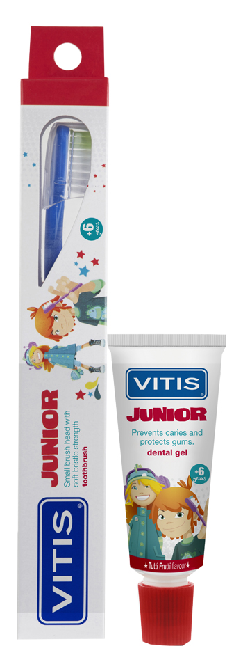 VITIS JUNIOR SPAZZOLINO + GEL 15 ML - Farmapanda Srl