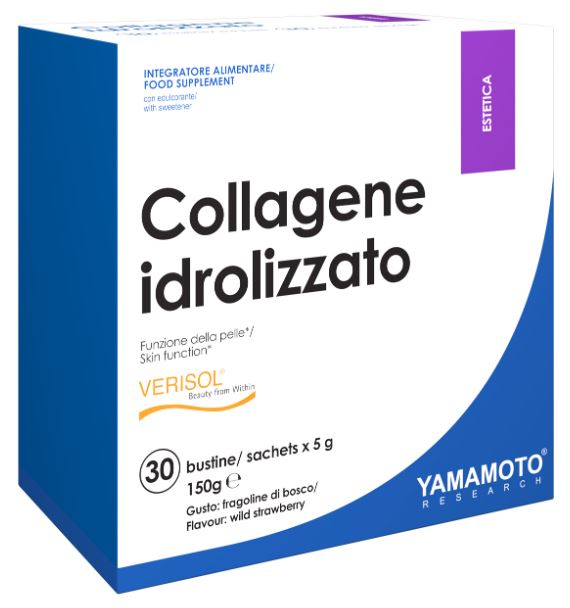 YAMAMOTO RESEARCH COLLAGENE IDROLIZZATO 30 BUSTINE FRAGOLINE DI BOSCO - Farmapanda Srl