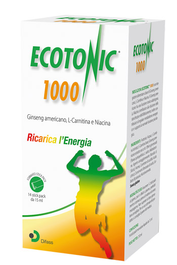 ECOTONIC 1000 14 STICK PACK 15 ML - Farmapanda Srl