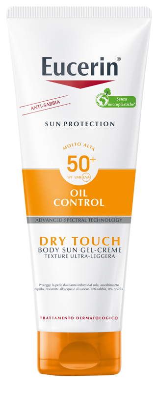 EUCERIN SUN PROTECTION OIL CONTROL DRY TOUCH SPF 50+ SUN GEL CREME 200 ML - Farmapanda Srl