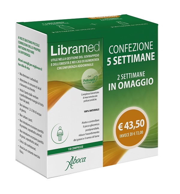 LIBRAMED TRATTAMENTO 5 SETTIMANE 138 + 84 COMPRESSE - Farmapanda Srl
