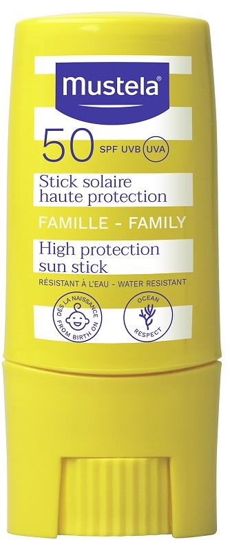 MUSTELA STICK SOLARE PROTEZIONE MOLTO ALTA SPF50 9 ML - Farmapanda Srl