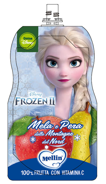 POUCH DISNEY FROZEN MELA PERA 110 G - Farmapanda Srl