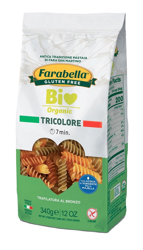 FARABELLA BIO FUSILLI TRICOLORE 340 G - Farmapanda Srl