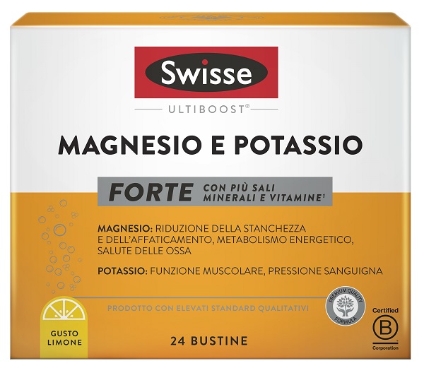 SWISSE MAGNESIO POTASSIO FORTE 24 BUSTINE - Farmapanda Srl