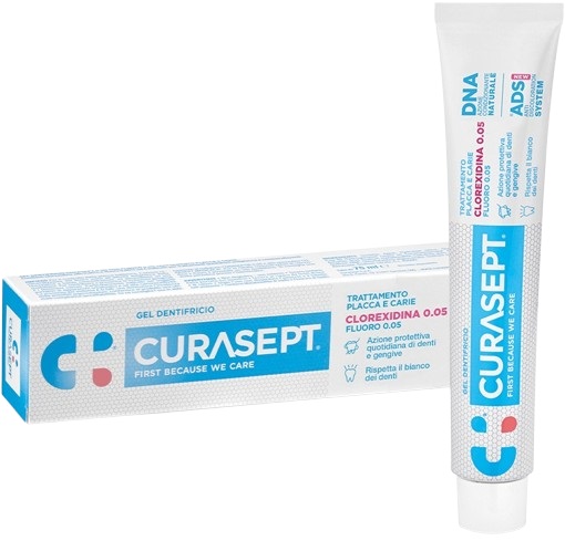 CURASEPT DENTIFRICIO 0,05 75 ML ADS+DNA - Farmapanda Srl