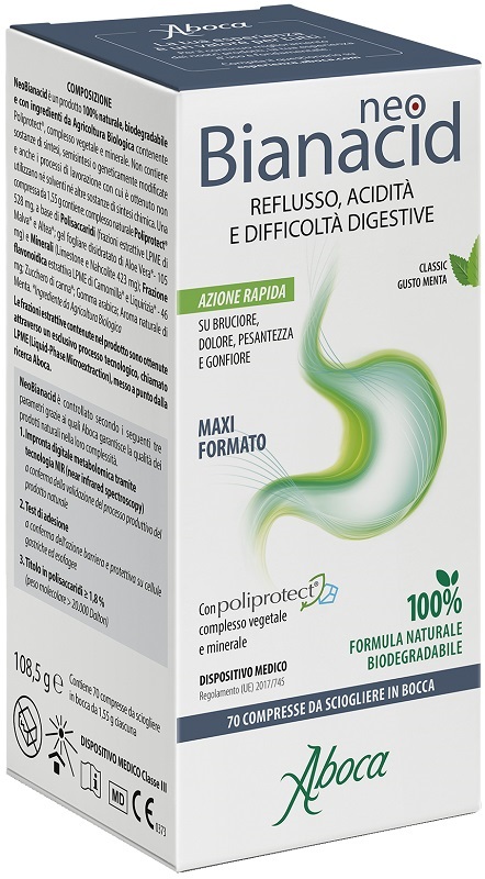 NEOBIANACID 70 COMPRESSE MASTICABILI - Farmapanda Srl