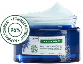KLORANE CREMA IDRATANTE NOTTE FIORDALISO ACIDO IALURONICO 50 ML - Farmapanda Srl