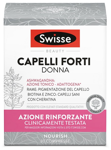 SWISSE CAPELLI FORTI DONNA 30 COMPRESSE - Farmapanda Srl