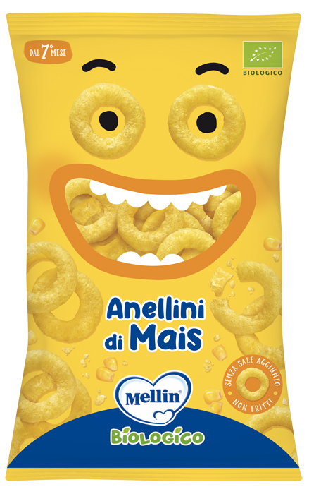 MELLIN SNACK BIO ANELLINI MAIS 15 G - Farmapanda Srl