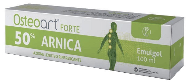 OSTEOART FORTE 50% ARNICA EMULGEL 100 ML AZIONE LENITIVA RINFRESCANTE - Farmapanda Srl