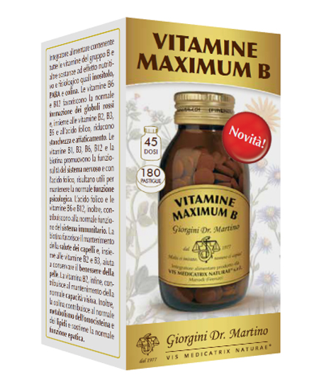 VITAMINE MAXIMUM B 180 PASTIGLIE - Farmapanda Srl