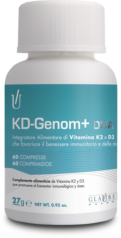 GLAUBER PHARMA KD-GENOM+ DNA 60 COMPRESSE - Farmapanda Srl