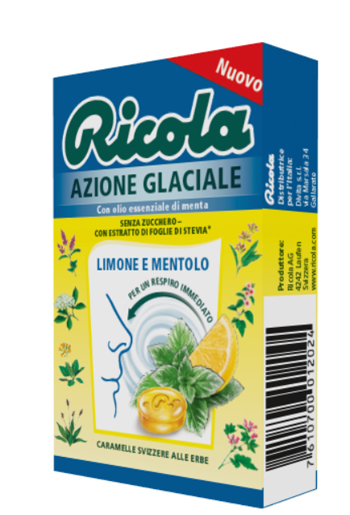 RICOLA AZIONE GLACIALE LIMONE E MENTOLO 50 G - Farmapanda Srl