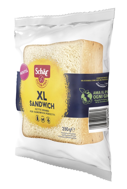SCHAR XL SANDWICH PANE BIANCO SENZA LATTOSIO 280 G - Farmapanda Srl