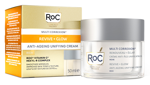 ROC MULTI CORREXION REVIVE + GLOW CREMA VISO 50 ML - Farmapanda Srl
